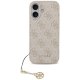Guess dėklas iPhone 17 iš 4G Charms Collection MagSafe, rožinis