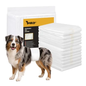 Purlov Disposable Dog Diapers M-L (12 pcs)