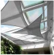 Multigarden 19191G GRAY Triangle Sun Shade Sail 4x4x4m, Grey