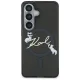 Karl Lagerfeld IML KC Script MagSafe Case for Samsung Galaxy S26 Plus, Black