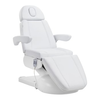 Azzurro Lux elektrinis kosmetologinis gultas, 3 varikliai, baltas