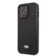 Karl Lagerfeld Saffiano Plaque dėklas iPhone 13 Pro Max, juodas