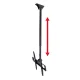 Maclean MC-631 lubinis TV laikiklis 32-65\", VESA iki 400x400, iki 50 kg, juodas