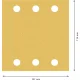 Šlifavimo popierius Bosch EXPERT C470, 115 x 107 mm, G120, 10 vnt.