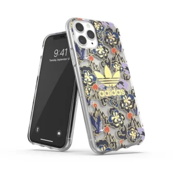 Kietasis dėklas Adidas OR Clear Case CNY AOP skirtas iPhone 11 Pro 5.8", auksinis
