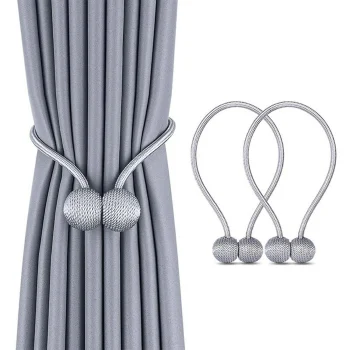 Bracket for curtains gray 2pcs