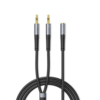 Orico AX1 3.5 mm Mini Jack Headphone and Microphone Audio Splitter Adapter 0.5 m, Black