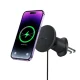 Magnetinis automobilinis telefono laikiklis Baseus CW01 su 15W belaidžiu įkrovikliu, juodas