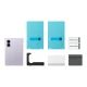 Dėklas Samsung Clear Case skirtas Samsung Galaxy Z Fold 8 su 2 plėvelėmis, skaidrus