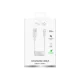 Puro spiralinis USB-A - USB-C laidas 10W 1m, baltas