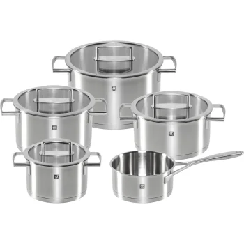 ZWILLING Vitality Stainless Steel Cookware Set 5-Pc, Silver