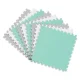 Ricokids Large Foam Puzzle Play Mat 180x180 cm, 9 pcs, Grey/Turquoise