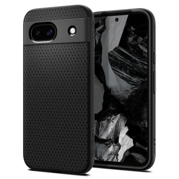 Spigen Liquid Air dėklas, skirtas Google Pixel 8a, matinis juodas