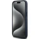 Guess dėklas iPhone 15 Plus / 14 Plus 4G Triangle Metal Logo, mėlynas