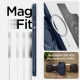 Spigen Mag Armor dėklas su MagSafe, skirtas iPhone 15 Plus, mėlynas