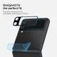 Spigen lanksto plėvelė ir kameros apsauginis stiklas Samsung Galaxy Z Flip 3 5G, juodas