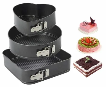 Baking Pan Set 3 pcs, Black
