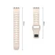 Tech-Protect Silicone Line dirželis Apple Watch 44 / 45 / 46 / 49 mm laikrodžiui, smėlio spalvos