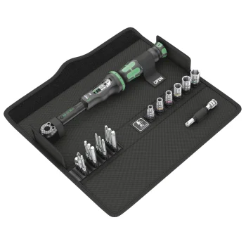 Dinamometrinio rakto rinkinys Wera Click-Torque A 6 Set 1, 1/4", 2.5-25 Nm, 20 dalių