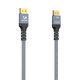 Wozinsky WPS-16AYL3S DisplayPort 2.1 Cable VESA Certified 80 Gb/s 16K@60Hz 8K@120Hz 4K@240Hz HDR HDCP DSC 3m - Black