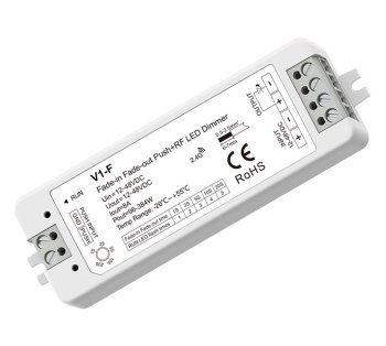 V1-F LED reguliatorius-valdiklis 12-48V 8A