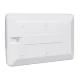 Maclean MCE292 W fasadinis LED šviestuvas su namo numeriu, baltas