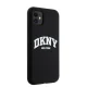 DKNY dėklas iPhone 11 / XR su MagSafe, juodas