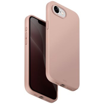 Uniq Lino Magclick dėklas, skirtas iPhone 16e, rožinis