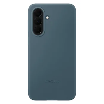 Samsung silikoninis dėklas telefonui Samsung Galaxy A37 5G, tamsiai žalias