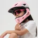 Rockbros TT-32001 Rabbit Children\'s Bike Helmet with Detachable Chin S (48-52) - Pink