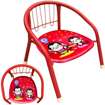 Sturdy Metal Toddler Chair with Soft Padded Seat