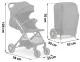 Nukido Paseo Baby Stroller, Foldable