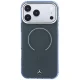Mercedes Double Layer Iconic Logo MagSafe dėklas iPhone 18 Pro Max / 17 Pro Max, tamsiai pilkas