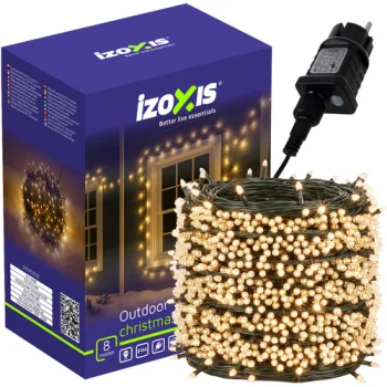 Izoxis LED girlianda, 500 LED, 35m, šiltai balta (IP44)