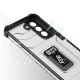 Dėklas Samsung Galaxy S22+ Crystal Ring Case su žiedo laikikliu, mėlynas