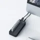 USB šakotuvas Orico CT2U3-13AB, 13x USB-A 3.0 su jungikliais, juodas