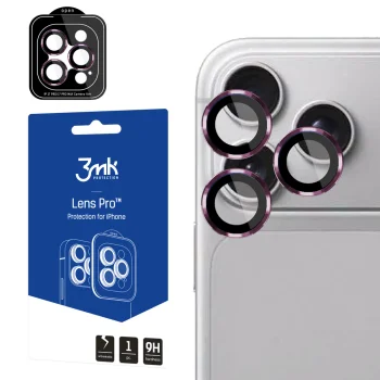 Kameros apsauginis stiklas 3mk Lens Protection Pro, iPhone 18 Pro / 18 Pro Max, bordo
