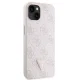 Guess Crossbody 4G Metal Logo dėklas iPhone 14 Pro Max telefonui, rožinis