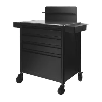 Tatuiruočių meistro vežimėlis Pro Ink 701, juodas