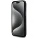 DKNY dėklas iPhone 14 / 15 / 13 telefonui Liquid Silicone MagSafe, juodas