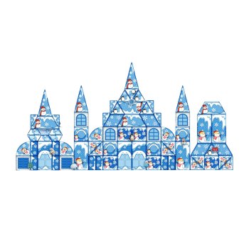 Gotel BK2B 3D Magnetic Blocks Ice Castle, 96 pcs