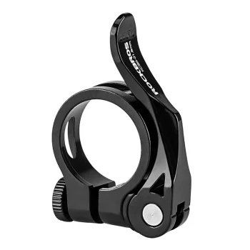 Rockbros 41210092001 Bicycle Seatpost Clamp with Quick Release 31.8 mm, Black