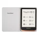 Atverčiamasis dėklas PocketBook Touch Lux 5 / Lux 4 / HD 3, Basic 2 / Lux 2 / Color 6\", baltas