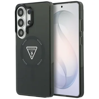 Guess IML Gradient Triangle MagSafe dėklas Samsung Galaxy S26 Ultra, juodas