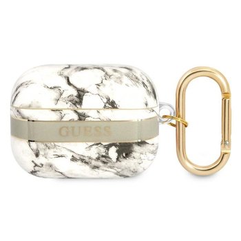 Guess AirPods Pro Cover Marble Strap Collection Grey