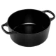 Ketaus troškintuvas Le Creuset Signature 22 cm 3.3 l, apvalus, juodas