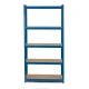 Humberg 4848 Metal Storage Shelving Unit, 180 x 90 x 40 cm, Blue