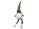 Plush Christmas Gnome Decoration, Scandinavian Tomte Figurine, 50 cm, Green