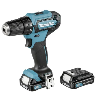 Akumuliatorinis gręžtuvas-suktuvas Makita DF333DSAE 12V, 2x 2.0Ah