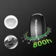 Širdies ritmo matuoklio diržas Rockbros HRM812 Bluetooth ANT+ IP67, juodas